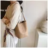 Bolso de cesta de mujer transfronterizo 2026 nuevo de primavera moderno retro bolso cubo simple bandolera para el hombro