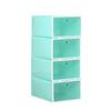 Caja de Zapatos de Plástico Caja de Almacenamiento de Zapatos Engrosada Transparente Gran Capacidad Tipo Cajón Estante de Almacenamiento Plegable