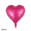 Globo Flotante de Película de Aluminio con Forma de Corazón y Estrella de Cinco Puntas de 18 Pulgadas Decoración para Actividad de Fiesta Festival de Bodas Nochevieja