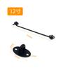 Gancho de viento para ventana de acero inoxidable negro al por mayor de fábrica gancho de ventana engrosado gancho accesorios de gancho fijo para puertas y ventanas viejas