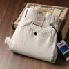 Shorts Refrescantes y Transpirables de Lino Tencel, Verano Delgados de Lino Suaves Bordados Holgados de Pierna Recta para Hombre Casual