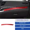 Adecuado para Modelos 12-16 de Coche Honda Crv Modificación Interior Fibra de Carbono Tablero Lado Derecho Calcomanía Decorativa