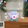 Regalo creativo de Navidad para niños, luminoso, Papá Noel, muñeco de nieve, raqueta, anillo, pulsera, regalo de Navidad, anillo a presión