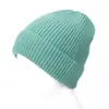 Nuevo Sombrero de Mujer para Otoño e Invierno, Grueso y Cálido para Exteriores, de Punto con Pelo de Conejo, Moda Coreana, Color Sólido, Versátil, de Lana