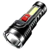 Linterna súper brillante, portátil de mano, iluminación LED recargable por USB, luz de trabajo multifuncional de largo alcance para exteriores