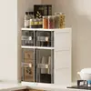Gabinete de almacenamiento tipo cajón estante de huecos multicapa mesita de noche de dormitorio gabinete de almacenamiento de plástico para snacks y juguetes del hogar