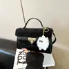2026 Nova Moda Versátil Simples Tendência Bolsa de Ombro para Mulheres Transfronteiriça Bolsa Transversal Bolsa de Mão Estilo Coreano Pequena Bolsa Quadrada para Mulheres