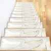 Alfombrilla para Escaleras Estilo Americano con Estampado Nórdico, Alfombrilla Absorbente de Secado Rápido para el Hogar, Diatomeas, Antideslizante, Resistente a la Suciedad, Alfombrilla para Peldaños de Interior