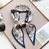 Lenço de Seda para Mulheres, Amarrar na Bolsa, Faixa de Cabelo, Fita de Seda Artificial, Acessórios de Cabelo para Atacado, Fita, Laço, Lenço Pequeno, Tira Estreita e Longa