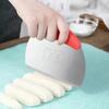 Cortador de Harina Engrosado de Acero Inoxidable 430 con Báscula, Cortador de Masa Semicircular, Cuchillo para Cortar Leche y Azúcar, Herramienta para Hornear