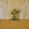 Retro Antiguo Cobre Blanco Puro Mazmorra Enano Soldado Soldado Modelo Hecho a Mano Juego de Mesa Pieza de Ajedrez Adornos Juguete Regalo
