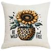 Funda de Almohada de Girasol Más Vendida de Amazon Estilo Europeo y Americano Combinación de Cojines para Sofá de Casa Colorido Cojín de Sofá Venta al por Mayor