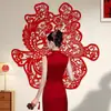 Pegatinas de Boda para la Puerta, Pegatinas Creativas de Doble Felicidad para Bodas, Decoraciones para Ventanas, Pegatinas para Puerta de Decoración de Habitación de Boda, Suministros de Boda