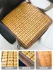Cojín Refrigerante para Asiento, Almohadilla para Silla, Cojín de Oficina Transpirable para Estar Sentado Mucho Tiempo, Almohadilla Refrigerante de Verano para Coche, Esterilla de Bambú para Mahjong, Cojín de Asiento de Verano