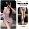 Ropa de noche sexy para momentos coquetos, lencería sexy, estilo de deseo puro, camisón con cordones, ropa de malla qqny