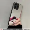 Funda Linda de Gatito Anti-Huellas Dactilares Adecuada para Apple 17 Pro Max 16 15 Funda de Teléfono iPhone 14 Creativo Diseño de Espejo 13