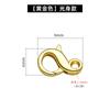 Prata S925 Banhado a Ouro Fecho Lagosta Acessórios de Fecho para Pulseira Fecho de Colar Joias DIY Estilo Asa Conector Figura de Oito