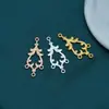 Novas moedas de cobre ginkgo de liga, acessórios para joias DIY estilo antigo, pingentes, presilhas de cabelo, pulseiras, brincos, materiais de acessórios feitos à mão