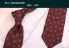 Corbata de mano de 8 cm para hombre, estilo informal, de negocios, con flores, para boda, de poliéster