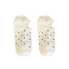 Calcetines de Lunares para Mujer, Verano Delgados Boca Baja Invisibles Verano Delgados Algodón Puro Antideslizantes No-Show Japoneses Lindos Cortos