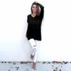 Ebay Aliexpress Más Vendido Moda Europea y Americana Otoño Cuello en V Manga Larga Suéter Delgado para Mujer Versátil Ajustado Casual Versátil