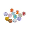 Cuentas de Ábaco de Vidrio de Colores Puntos de Arcoíris Hechas a Mano Accesorios de Cuentas Hechos a Mano para Hacer Joyería