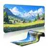 Mouse Pad Cenário Protetor para Olhos de Meninas, Base Extra Grande para Mesa de Computador, Luxo Leve e Bonito para Mesa de Estudo em Casa