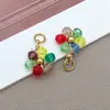 Contas Coloridas a Vácuo para Conservar a Cor Flor de Cristal Margarida Pingente Brincos Criativos DIY Puros Feitos à Mão Acessórios de Pérola de Imitação