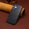Funda de Piel con Patrón de Cocodrilo Denior para iPhone 17 Pro Funda de Piel para Teléfono Apple 16E Funda Protectora Funda de Piel de Aire 13