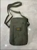 Mini Bolso para Teléfono Móvil de Hombre Lona Casual Bolso Pequeño de Hombro Moderno Versátil Portátil Bolso de Hombro para Herramientas de Moda Bolso Cruzado de Tendencia