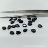 Tesouro de cor natural preto tesouro azul pedra nua colar brincos anel joias DIY pedra principal com pedra atacado