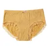 [Embalado Individualmente] Roupa Íntima Calça Bolha Feminina Plus Size, Cueca Respirável de Oxigênio Grafeno Cintura Média, Estilo Feminino