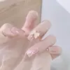 Acessórios de arte para unhas: Laço Tridimensional Simples, Cor Macaron da Moda, Decoração de Unha Laço Fosco de Resina Estilo Fada