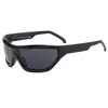 Óculos de Sol Integrados Peça Única Y2K para Homens, Óculos de Sol Hip-Hop Disco, Óculos de Sol Estilo de Rua Personalizados Hot Girl, Novo Estilo