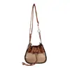 Bolso de Cubo de Mano de Tendencia Transfronteriza de Nicho para Mujer Bolso Otoño 2026 Nuevo Bolso de Hombro Patchwork Lujo Ligero Bolso Cruzado para Viaje