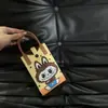 2025 Popular Dibujo Animado Lbb Linda Bolso Cruzado Tejido Billetera Bolso de Mano para Llevar a Mano Bolso de Mano Estilo K Ins