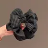 Goma de pelo Retro Floral Coreana para Mujer 2025 Nuevo Estilo para Cola de Caballo o Moño Goma Grande para el Cabello Accesorio para el Cabello