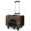Bolsa de viagem transfronteiriça Yuebaitu para animais de estimação, bolsa de carrinho respirável para cães e gatos, bolsa portátil e dobrável para cães e gatos para passeios