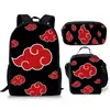 2022 Nueva Mochila Escolar Impresa Bolsa de Almuerzo Impresa Estuche para Lápices Mochila de Tres Piezas Impresa Amazon