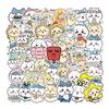 50 Ghika Wow hiikawa Bonito Desenho Animado Crianças Adesivos À Prova D'Água Papelaria Adesivo Decorativo Cross Border