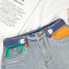 Jeans con Cintura Elástica Invisible Ceñidora para Mujer, Versátil Daisy Ins Cinturón Invisible Estilo Ins Perezoso