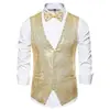 Colete masculino palco coral performance colete de lantejoulas rosa azul preto e branco colete dourado fantasia performance de dança