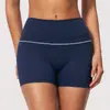 2026 Shorts Deportivos de Tres Cuartos de Tiro Alto con Control de Abdomen y Levantamiento de Glúteos de Alto Estiramiento en Bloques de Color Nuevos para Mujer 9615