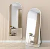Espejo de cuerpo entero para uso doméstico, espejo de pie, espejo de pared para dormitorio de niñas, espejo grande tridimensional de pared para maquillaje