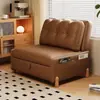 Sofá Cama, Individual, Extensible, Plegable, Doble, para Dormitorio y Sala de Estar, Doble Uso, para Apartamentos Pequeños, Balcón, Multifuncional, Integrado, Estilo Antiguo