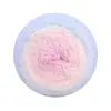 Fio de Lã Mesclada de Fibra Longa em Bola com Dupla Cor Degradê Leve para Tricô Manual, Buquê de Rosas e Cobertor Sete Estrelas, Materiais de Lã DIY