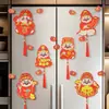 2026 Nuevo Lanyard Magnético Festivo de Resorte Imán de Refrigerador Dios de la Riqueza Decoración de Imán de Refrigerador Lindo Festival de Primavera de Año Nuevo