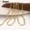 Bc273 Cadena Clásica Texturizada de Latón con Forma de Cadena 5m a la Venta, Joyería para Collares Accesorios Semi-Terminados