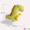 Bolo de dinossauro jurássico de cerâmica macia Ornamentos decorativos Plainosaurus Diplodocus Triceratops Tiranossauro Rex Plug-in de aniversário para meninos