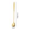 Cuchara de Café de Acero Inoxidable, Color Dorado, Alto Valor Estético, Cuchara Flor de Cerezo, Cuchara para Revolver, Cuchara Creativa para el Hogar con Forma de Rosa, Cuchara de Regalo, Venta al por Mayor